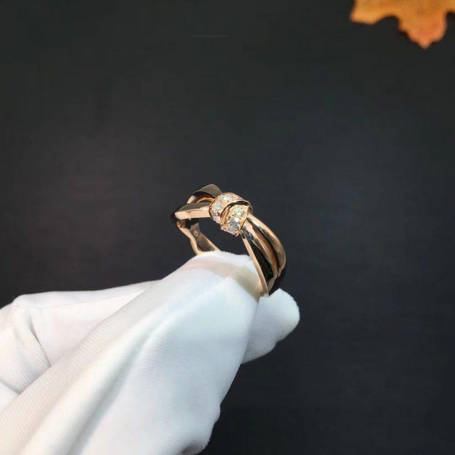 [Lucky Star]LIENS RING PINK GOLD DIAMOND