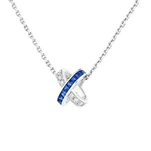 [Lucky Star]LIENS DIAMOND SILVER NECKLACE