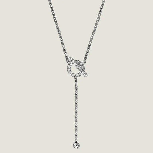 [Lucky Star]FINESSE SILVER DIAMOND NECKLACE