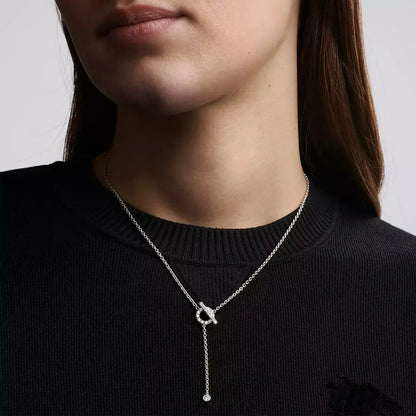 [Lucky Star]FINESSE SILVER DIAMOND NECKLACE