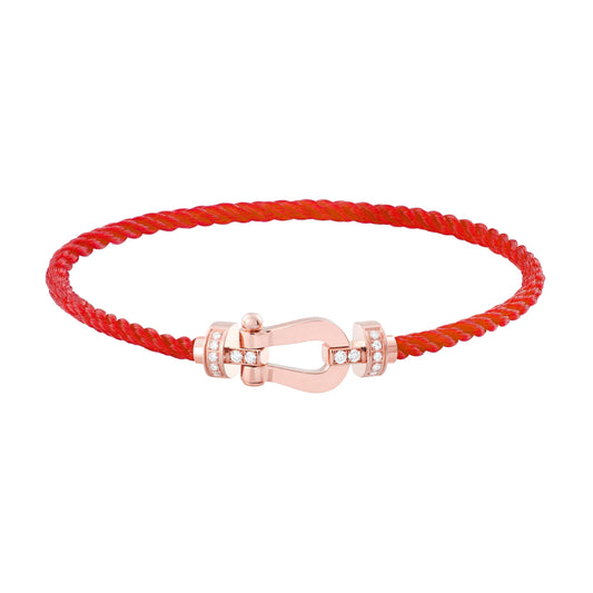 [Lucky Star]FORCE 10 HALF DIAMOND PINK GOLD RED CORDERI LARGE AND MEDIUM MODEL