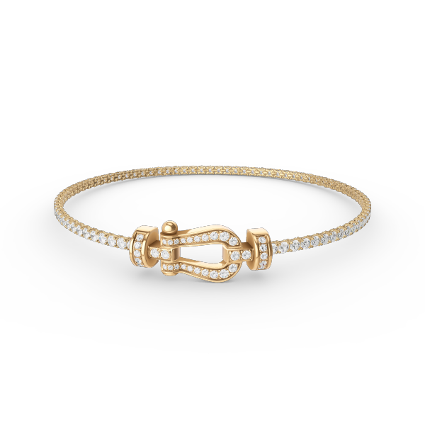 [Lucky Star]FORCE  HORSESHOE  DIAMOND TENNIS BRACELET