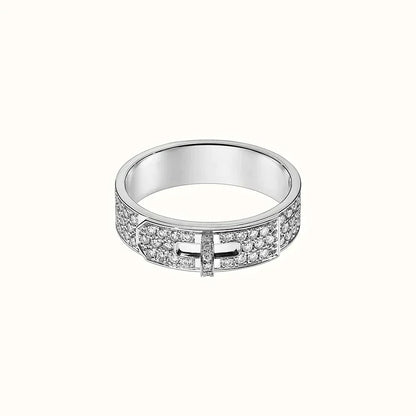 [Lucky Star]KELLY SILVER DIAMOND RING
