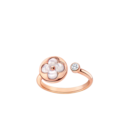 [Lucky Star]SUN 1 DIAMOND PINK MOP RING