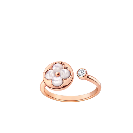 [Lucky Star]SUN 1 DIAMOND PINK MOP RING