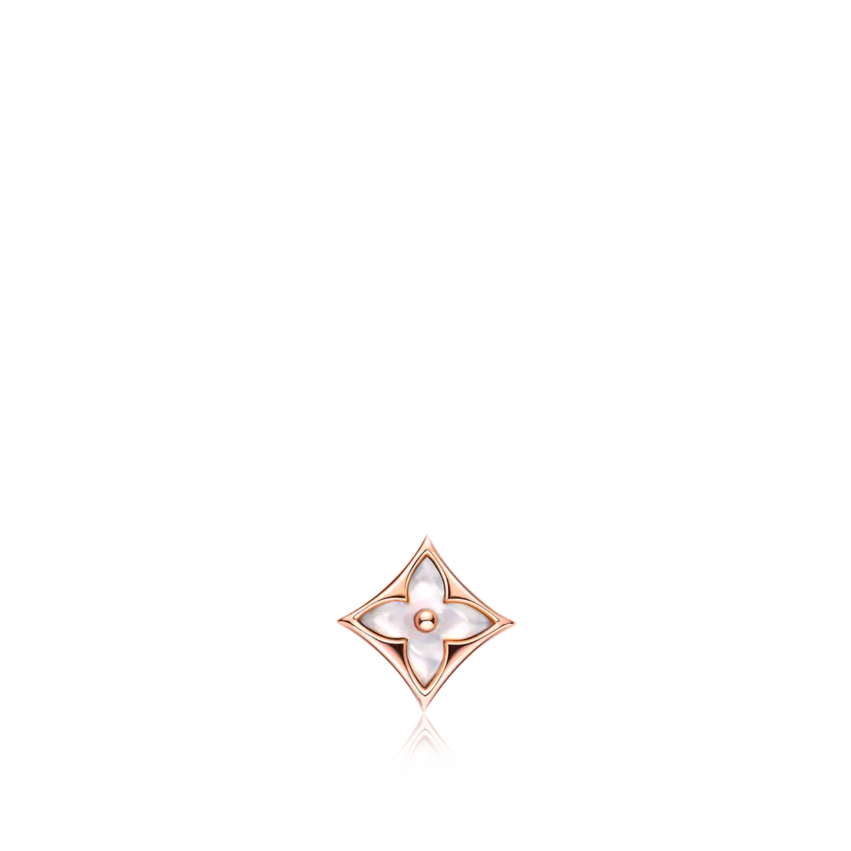 [Lucky Star]STAR MOP PINK GOLD EARRINGS