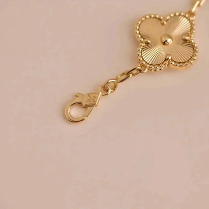 [Lucky Star]CLOVER 5 FLOWERS LASER BRACELET