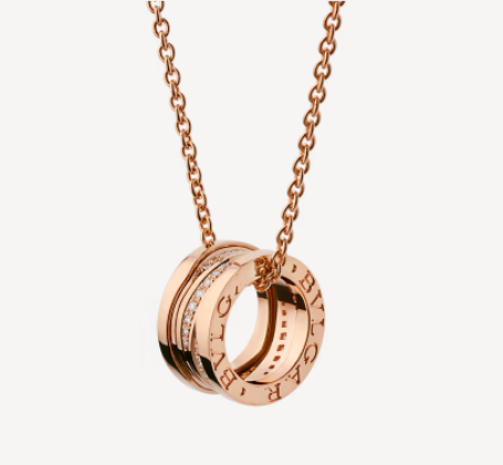 [Lucky Star]ZERO 1 PINK GOLD DIAMOND NECKLACE