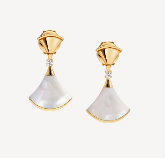 [Lucky Star]DREAM MOP 1 DIAMOND EARRINGS
