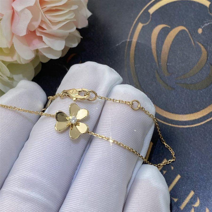 [Lucky Star]FRIVOLE GOLD FLOWER BRACELET