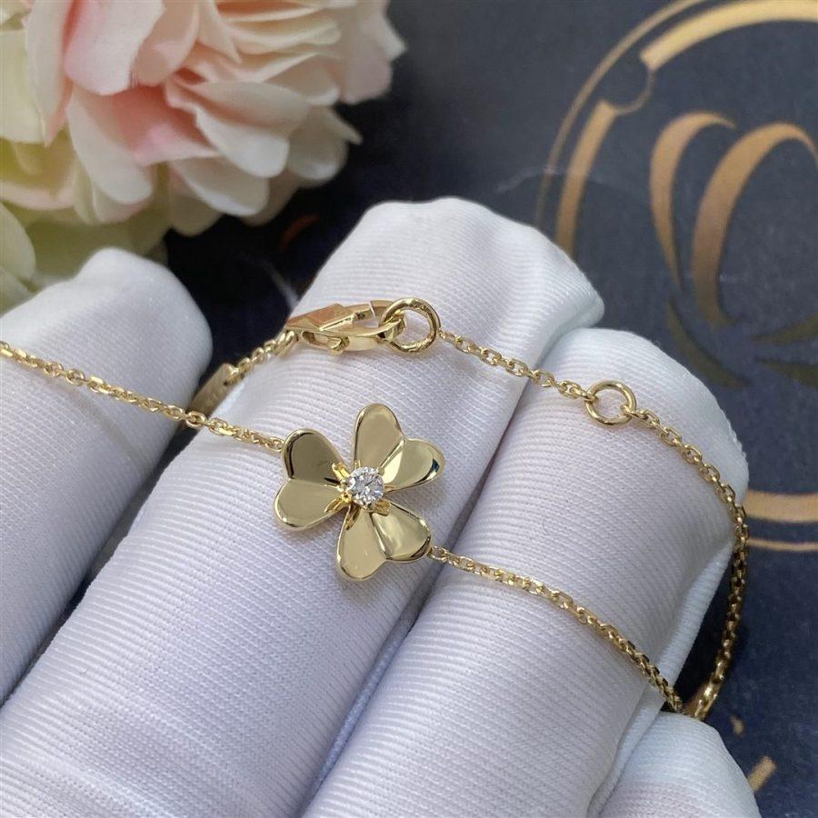 [Lucky Star]FRIVOLE GOLD FLOWER BRACELET