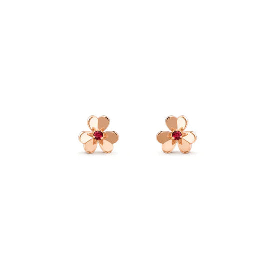 [Lucky Star]FRIVOLE  FLOWER PINK EARRINGS