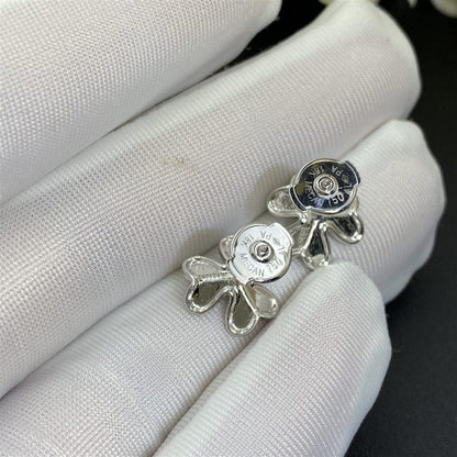 [Lucky Star]FRIVOLE MINI SILVER FLOWER EARRINGS