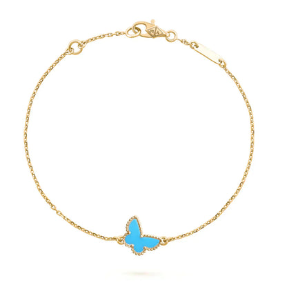 [Lucky Star]BUTTERFLY TURQUOISE BUTTERFLY BRACELET