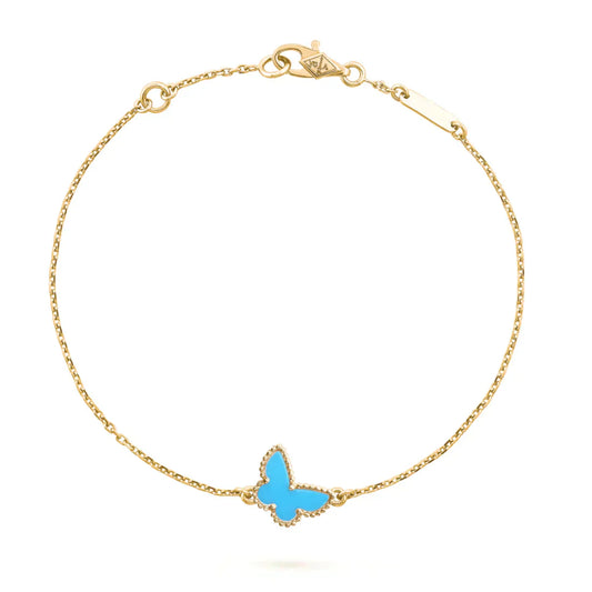 [Lucky Star]BUTTERFLY TURQUOISE BUTTERFLY BRACELET