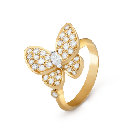 [Lucky Star]BUTTERFLY DIAMOND RING