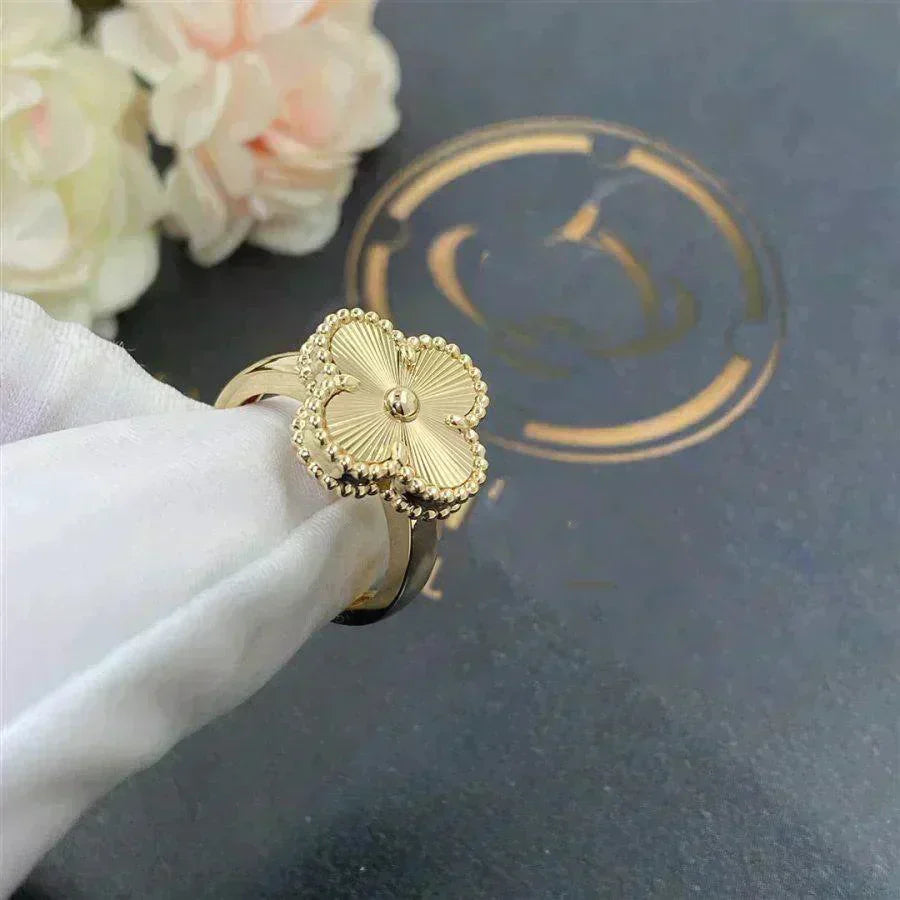 [Lucky Star]CLOVER GOLD RING