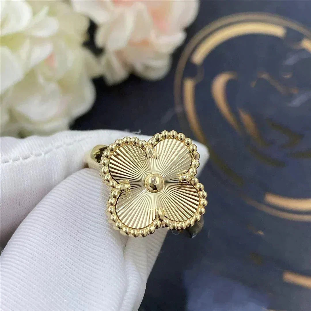 [Lucky Star]CLOVER GOLD RING