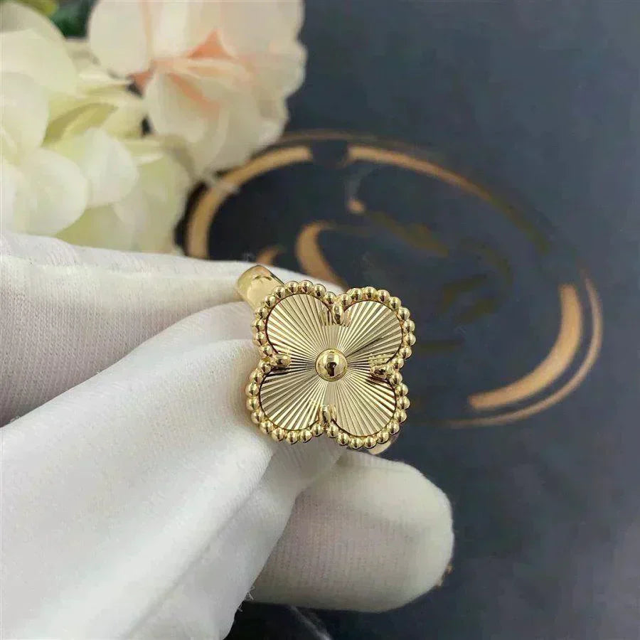 [Lucky Star]CLOVER GOLD RING