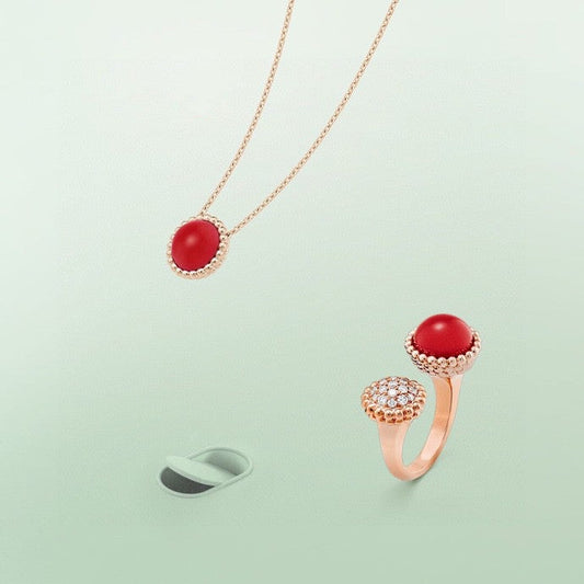 [Lucky Star]PERLEE COULEURS DIAMOND ROSE GOLD BETWEEN THE FINGER RING