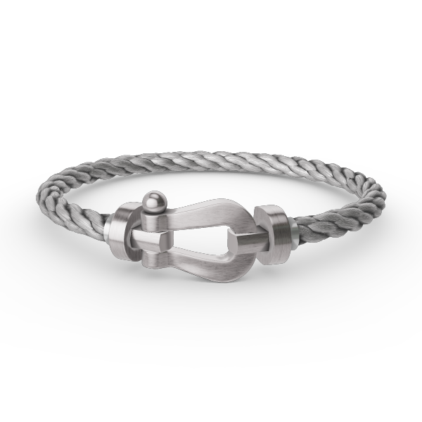 [Lucky Star]FORCE LARGE HORSESHOE NO DIAMOND BRACELET SILVER