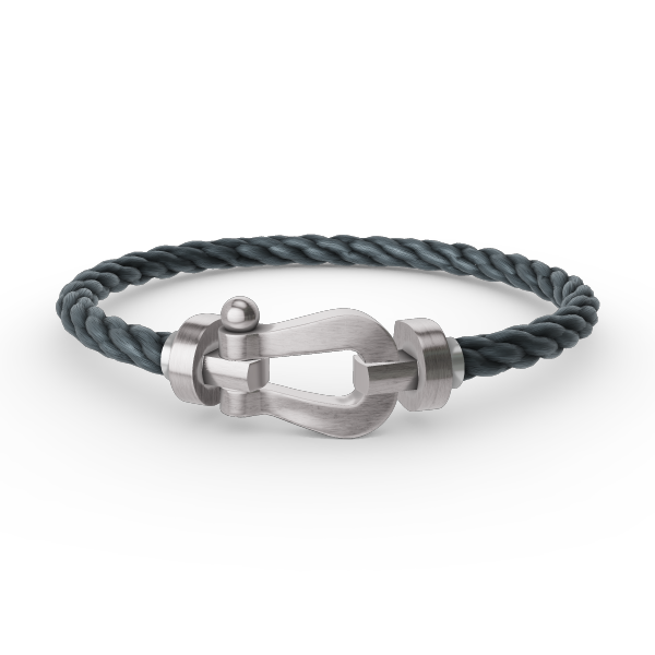 [Lucky Star]FORCE LARGE HORSESHOE NO DIAMOND BRACELET SILVER