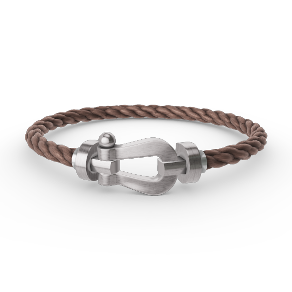 [Lucky Star]FORCE LARGE HORSESHOE NO DIAMOND BRACELET SILVER