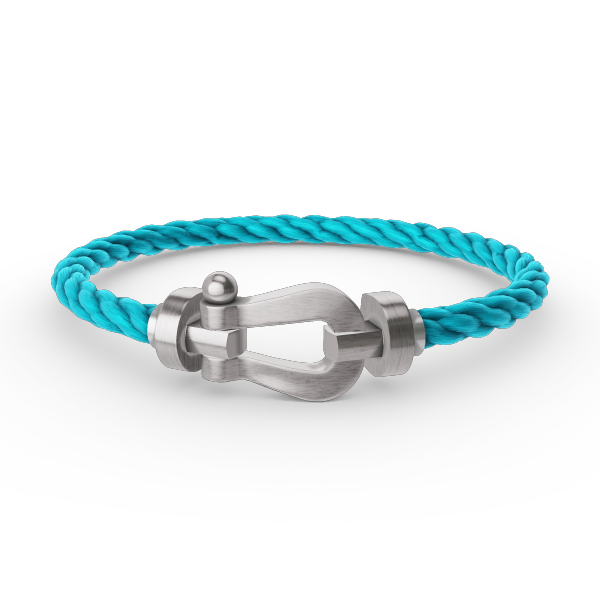 [Lucky Star]FORCE LARGE HORSESHOE NO DIAMOND BRACELET SILVER