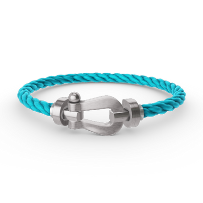 [Lucky Star]FORCE LARGE HORSESHOE NO DIAMOND BRACELET SILVER