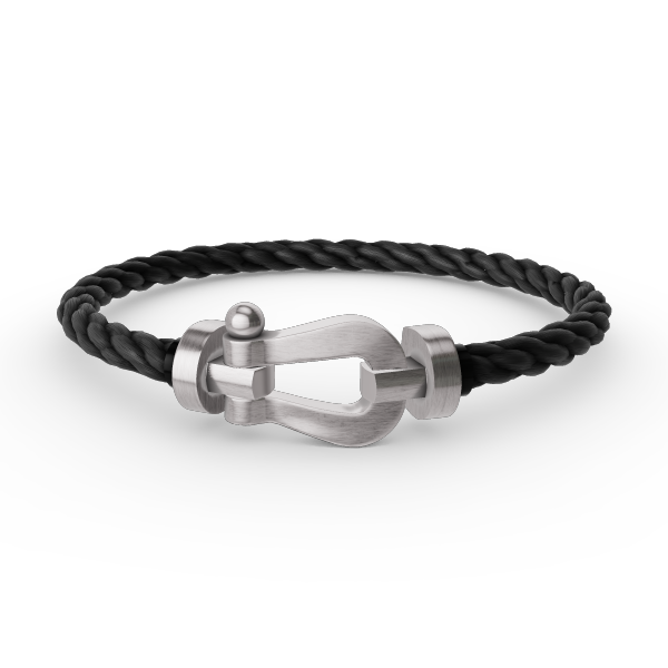 [Lucky Star]FORCE LARGE HORSESHOE NO DIAMOND BRACELET SILVER