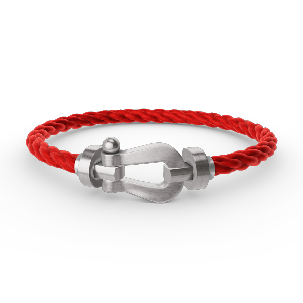 [Lucky Star]FORCE LARGE HORSESHOE NO DIAMOND BRACELET SILVER