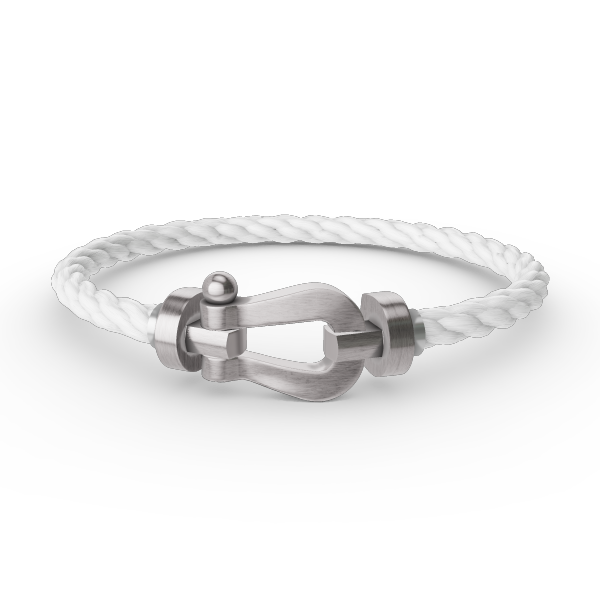 [Lucky Star]FORCE LARGE HORSESHOE NO DIAMOND BRACELET SILVER