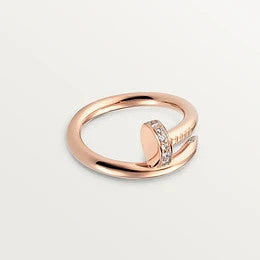 [Lucky Star]JUSTE RING 2.65MM PINK GOLD DIAMOND